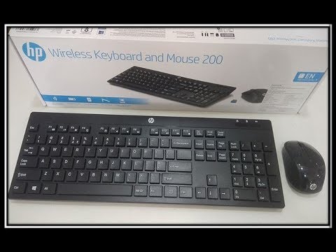 hp wireless mouse and keyboard